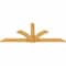 Ekena Millwork Redmond Rough Sawn Timber Gable Bracket, Western Red Cedar, 96"W x 40"H x 2"D x 6"F, 10/12 Pitch GBW096X40X0206RED00RWR - alternate 2